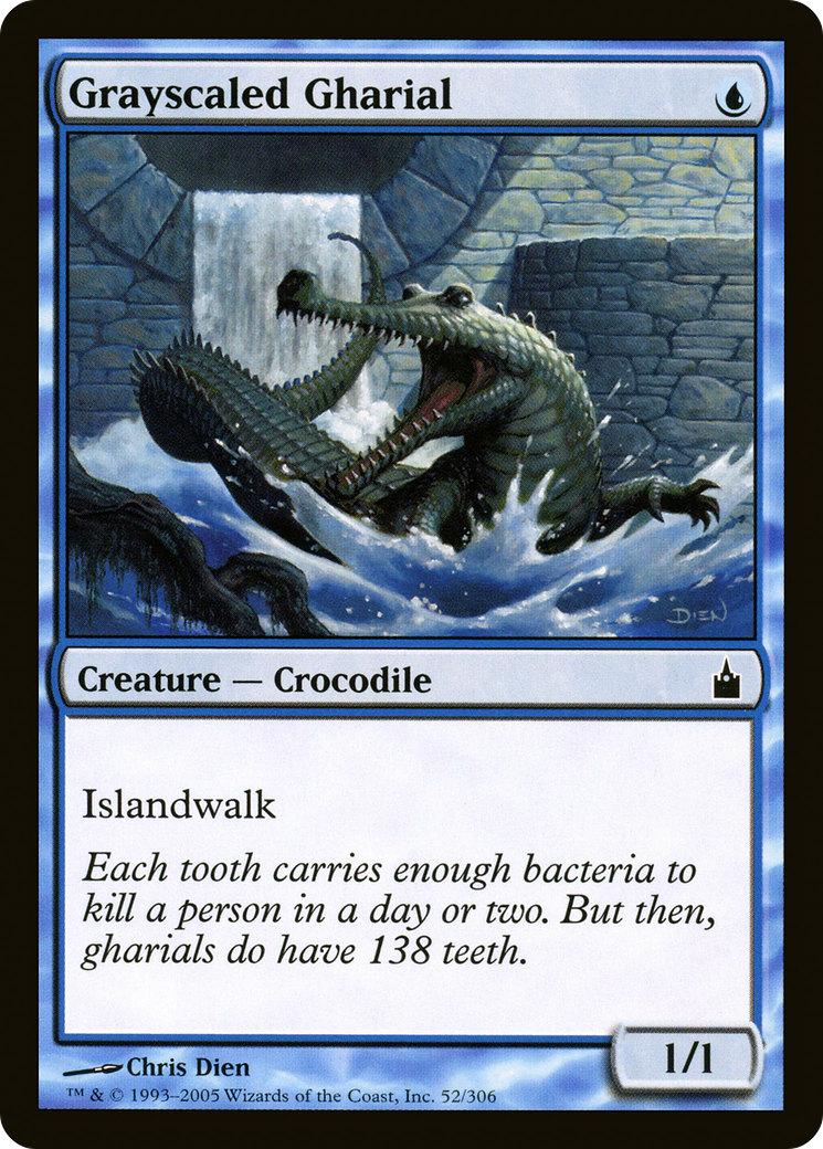 Grayscaled Gharial (RAV-052) (Foil)