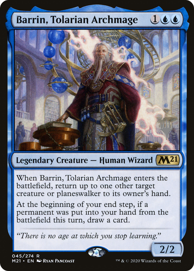 Barrin, Tolarian Archmage (PPM21-45P) (Foil)