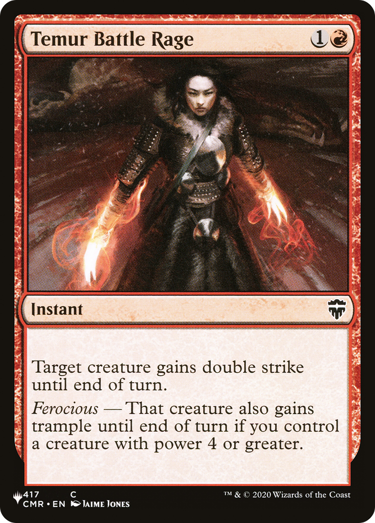 Temur Battle Rage (LIST-CMR-417)