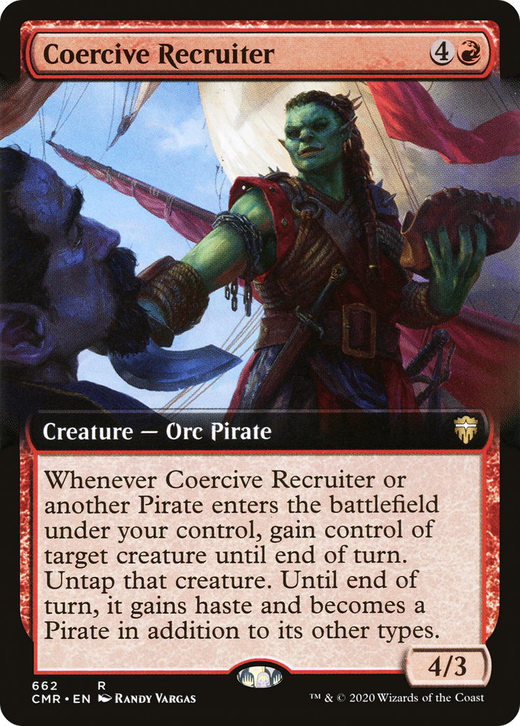 Coercive Recruiter (CMR-662) (Extended Art) (Foil)