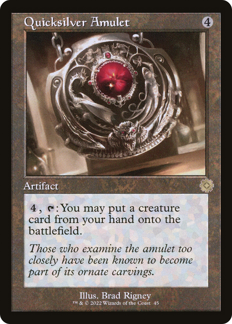 Quicksilver Amulet (BRR-045)