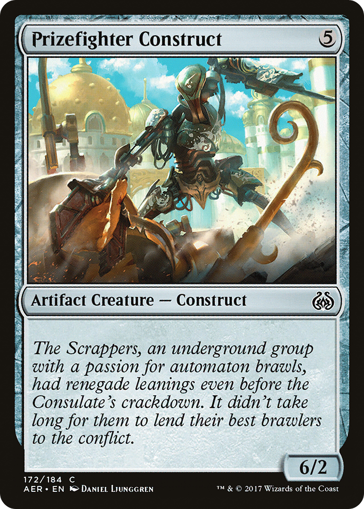 Prizefighter Construct (AER-172) (Foil)