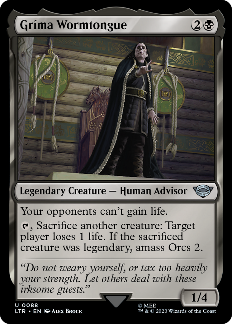 Gríma Wormtongue (LTR-088) (Foil)