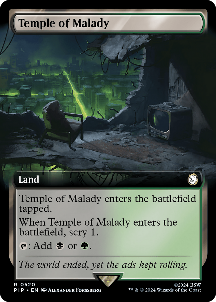 Temple of Malady (PIP-520) (Extended Art) (Foil)