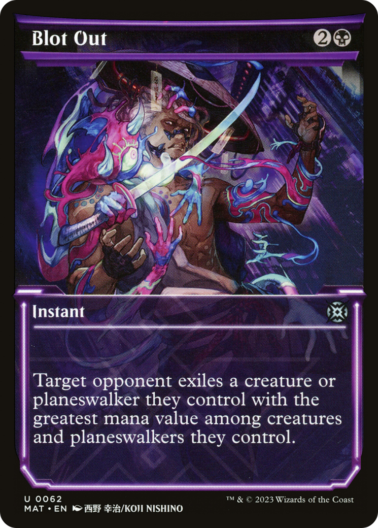 Blot Out (MAT-062) (Showcase) (Foil)