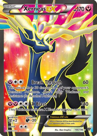 Xerneas EX (146 Full Art) (XY-) (Holofoil)