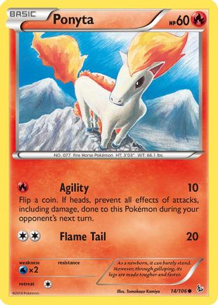 Ponyta (FLF-014) (Reverse Holofoil)