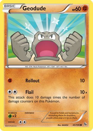 Geodude (FLF-045) (Reverse Holofoil)