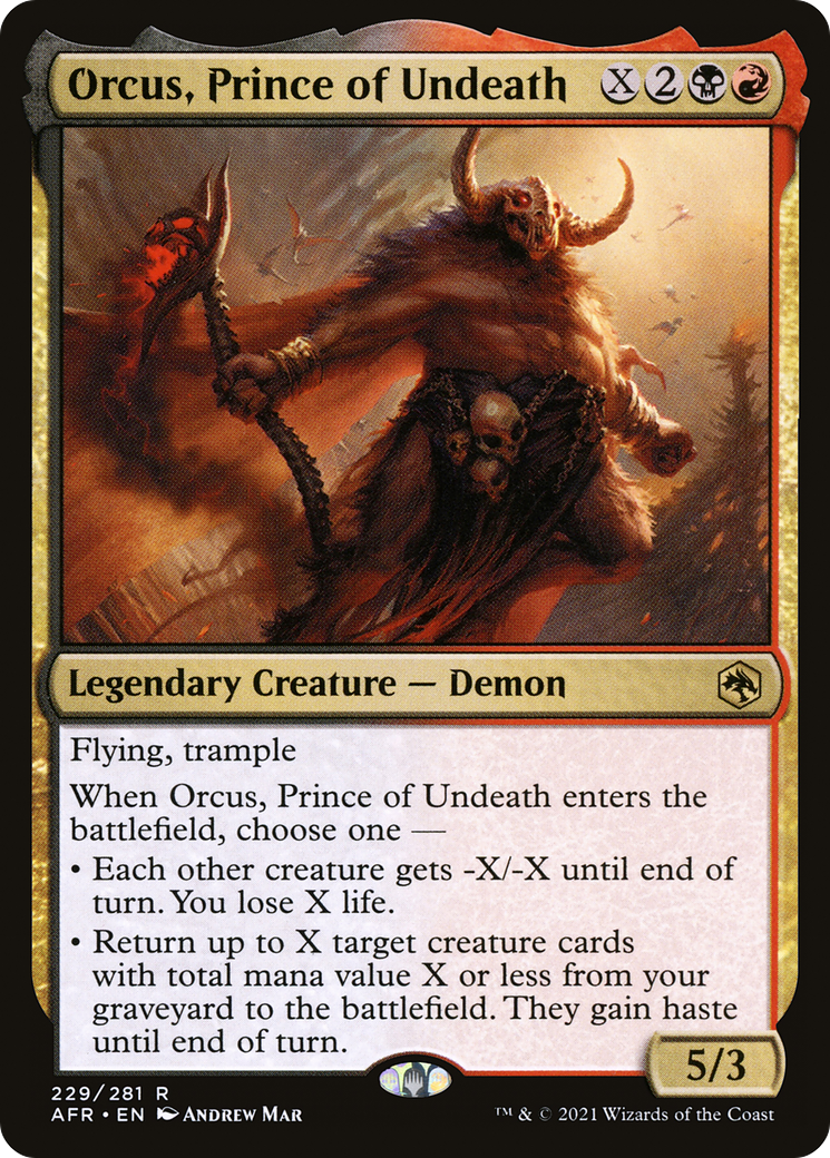 Orcus, Prince of Undeath (AFR-229)