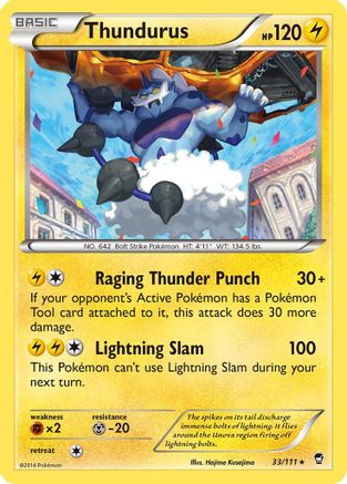 Thundurus (FFI-033) (Reverse Holofoil)