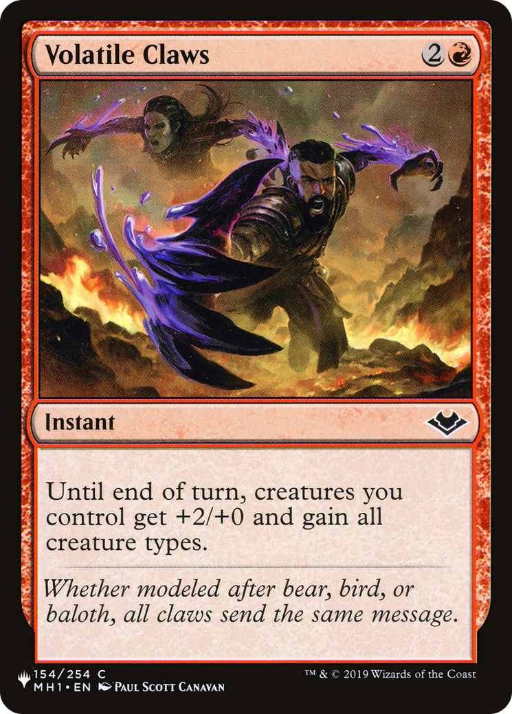Volatile Claws (LIST-MH1-154)