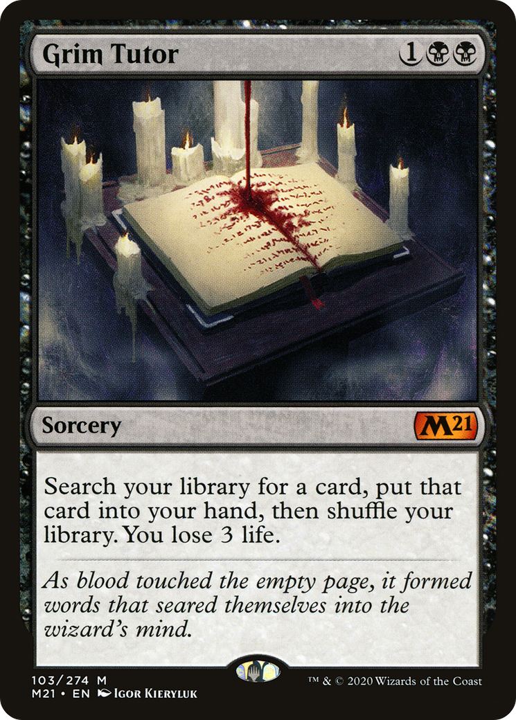 Grim Tutor (M21-103)