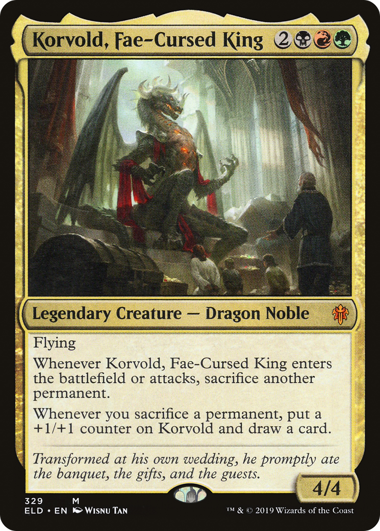 Korvold, Fae-Cursed King (ELD-329) (Foil)