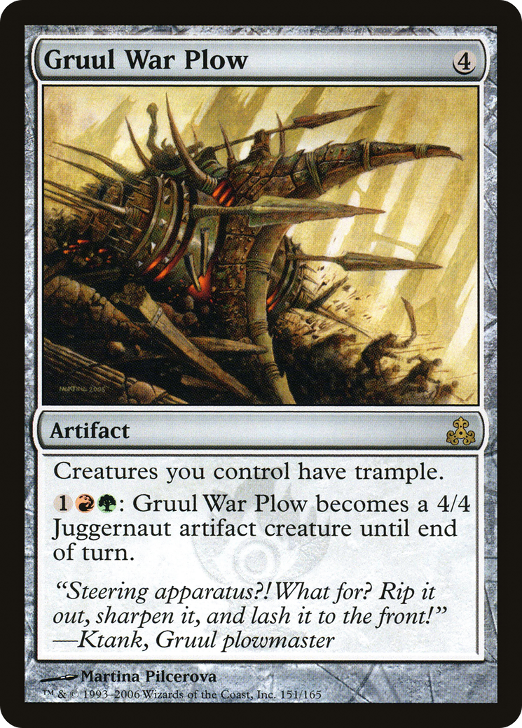 Gruul War Plow (GPT-151) (Foil)