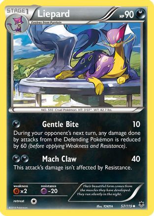 Liepard (PHF-057) (Reverse Holofoil)