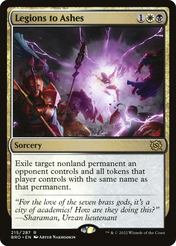 Legions to Ashes (BRO-215) (Foil)
