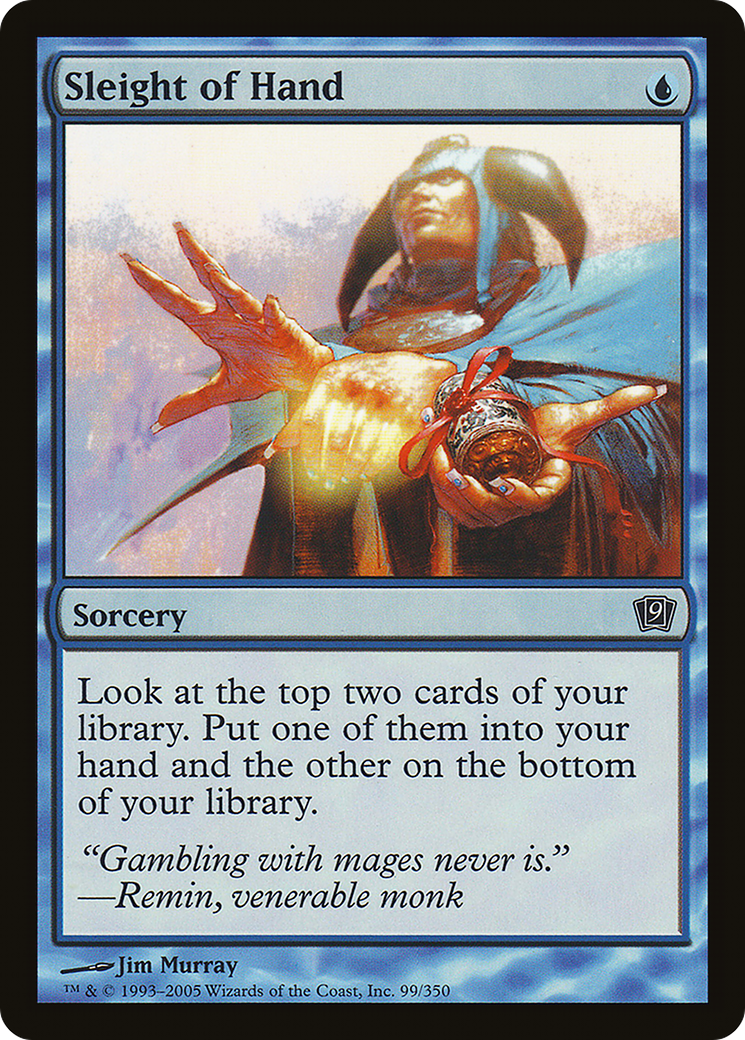 Sleight of Hand (9ED-099★) (Foil)