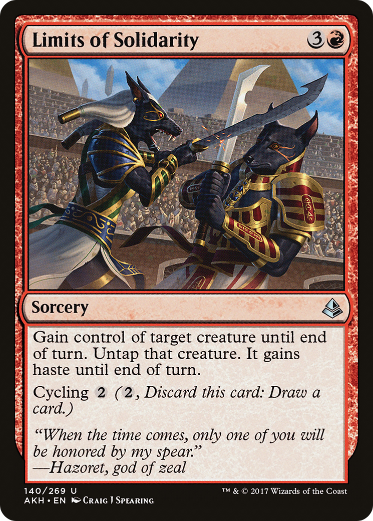 Limits of Solidarity (AKH-140) (Foil)