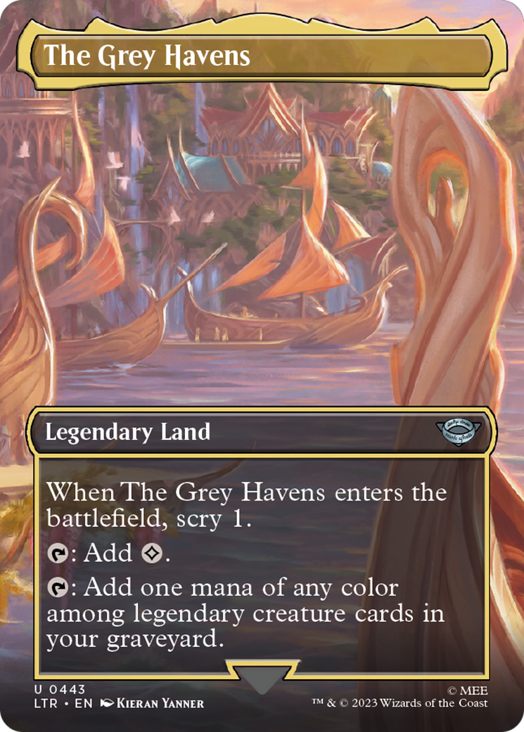 The Grey Havens (LTR-443) (Borderless) (Foil)