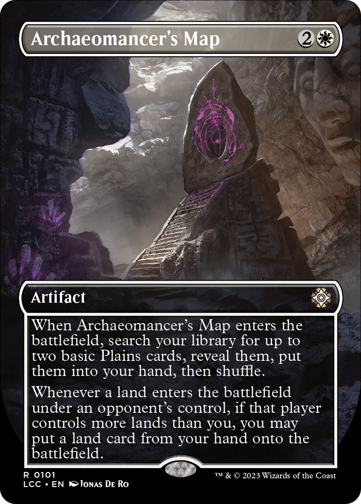Archaeomancer's Map (LCC-101) (Borderless)