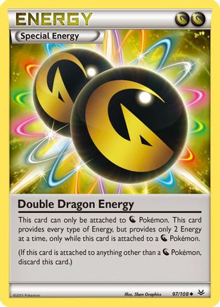 Double Dragon Energy (ROS-097) (Reverse Holofoil)