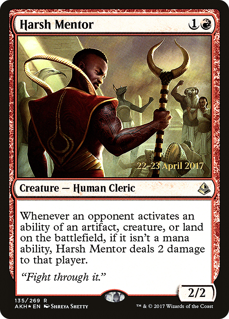 Harsh Mentor (PRE-135S) (Foil)