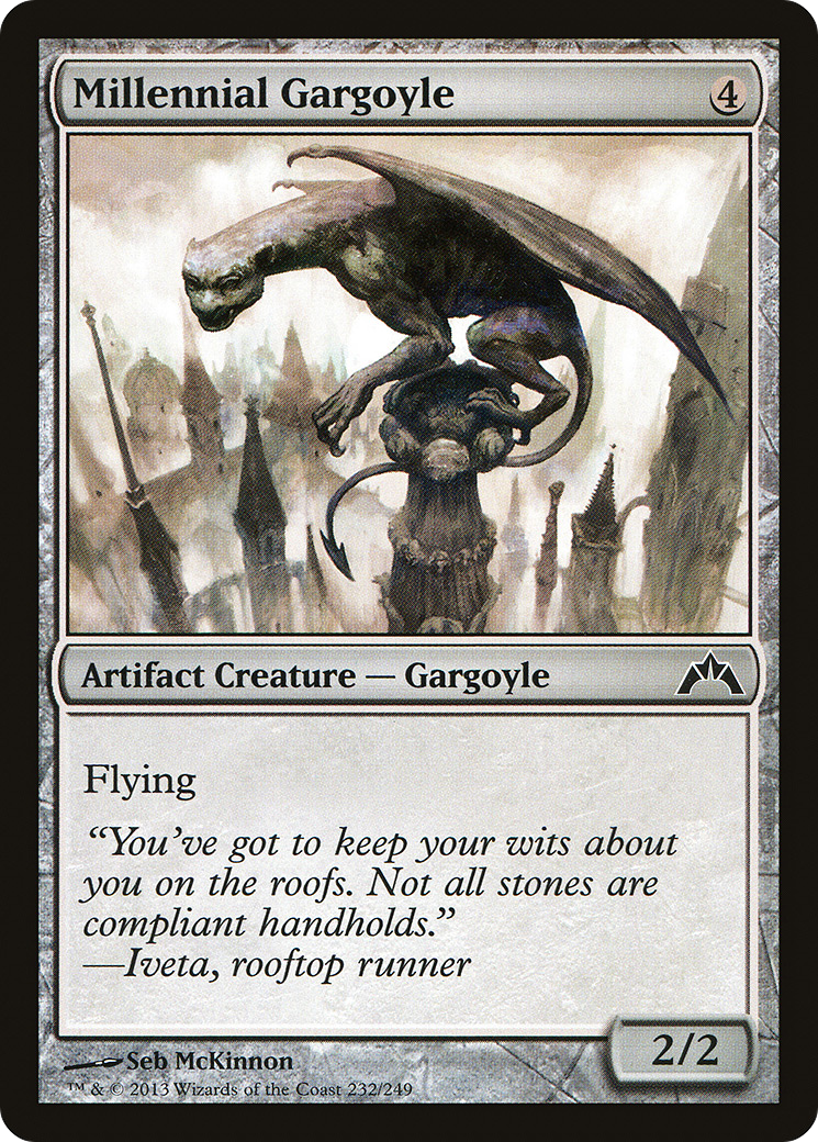 Millennial Gargoyle (GTC-232) (Foil)