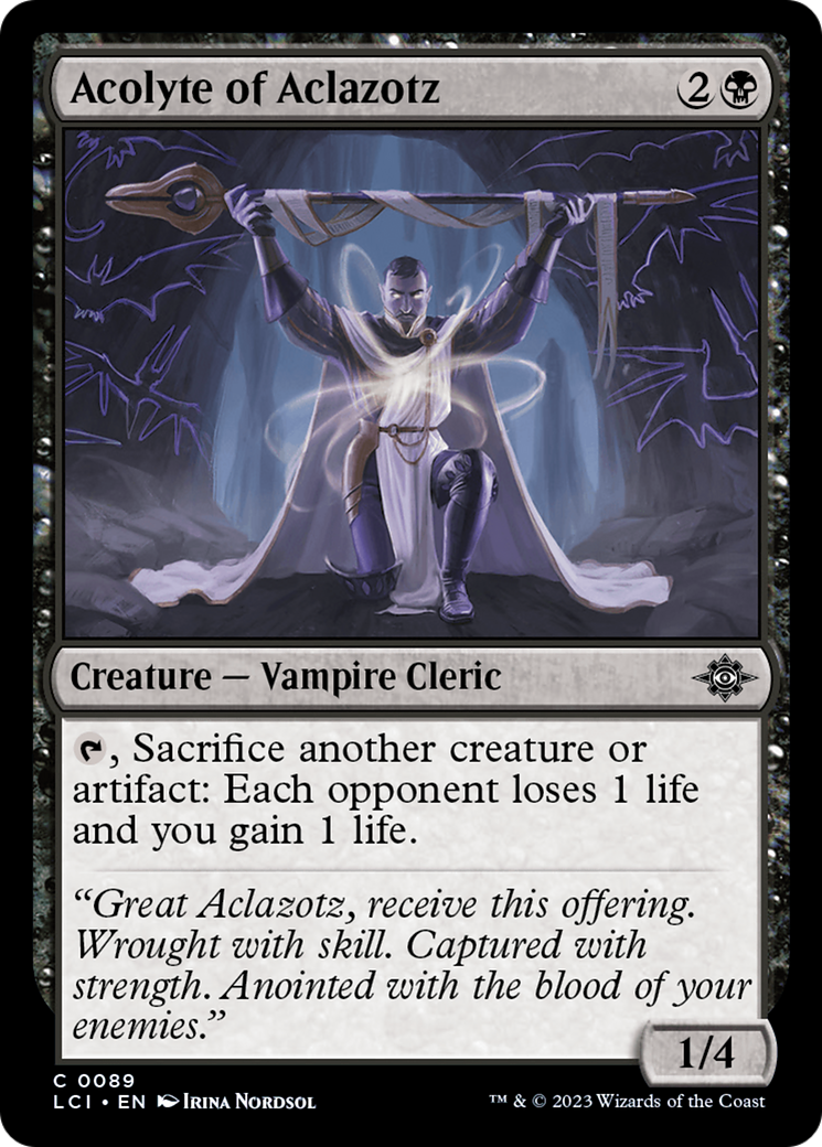 Acolyte of Aclazotz (LCI-089) (Foil)