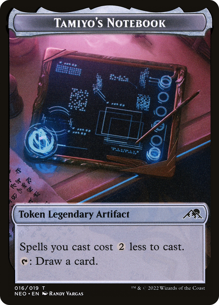 Tamiyo's Notebook Token (NEO-016) (Foil)