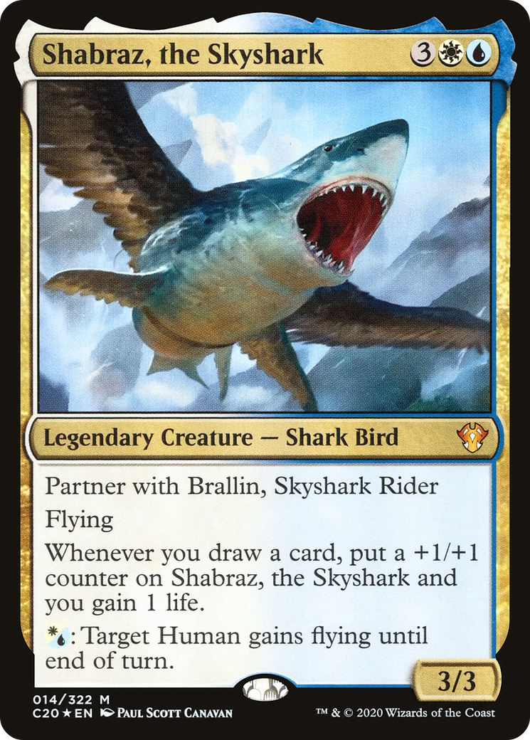 Shabraz, the Skyshark (C20-014) (Foil)