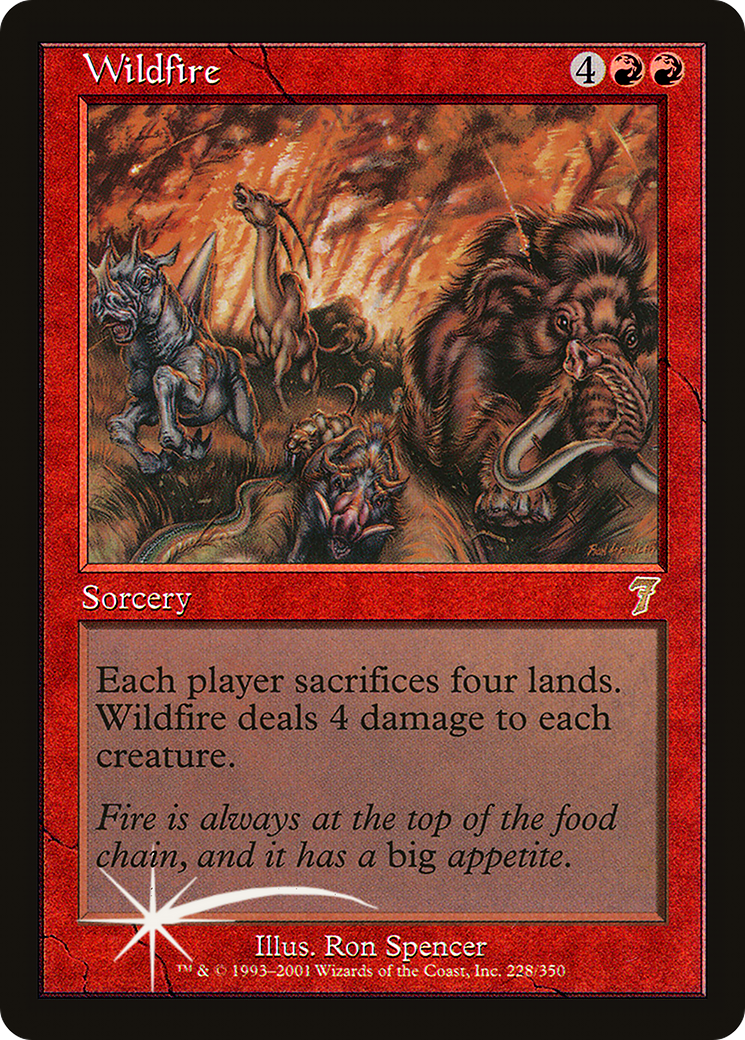 Wildfire (7ED-228★) (Foil)
