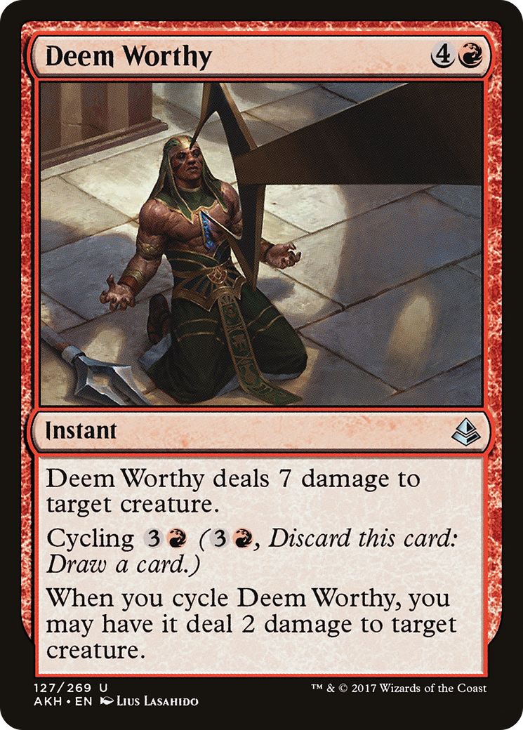 Deem Worthy (AKH-127)
