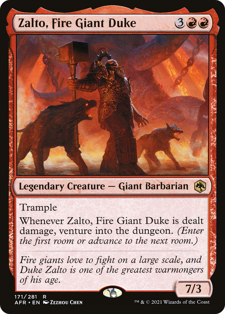 Zalto, Fire Giant Duke (AFR-171)