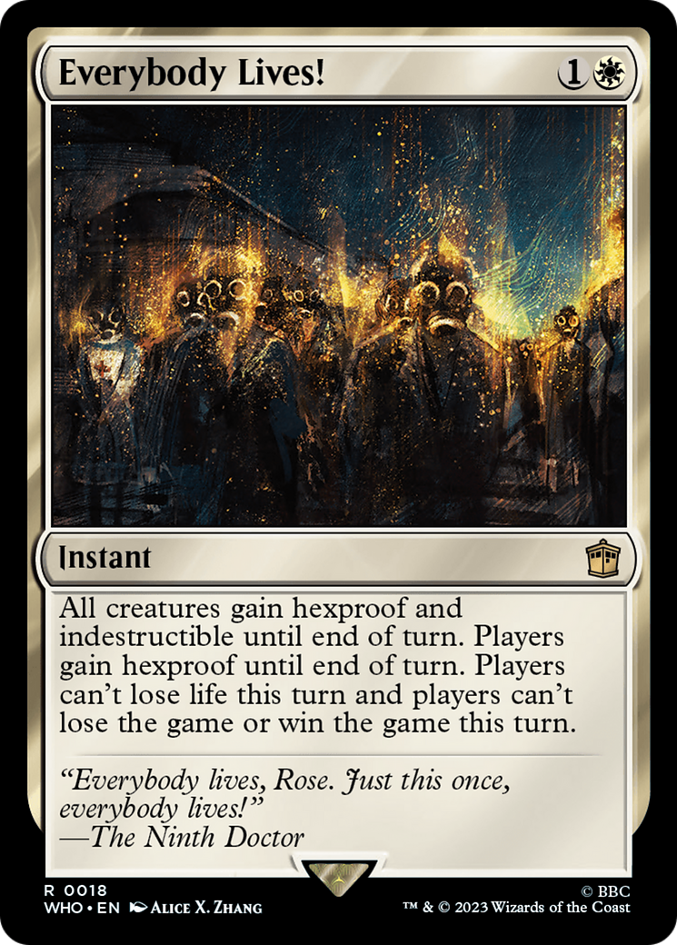 Everybody Lives! (WHO-018) (Foil)