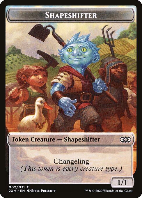 Servo // Shapeshifter Double-Sided Token (2XM-25 // 2) (Foil)