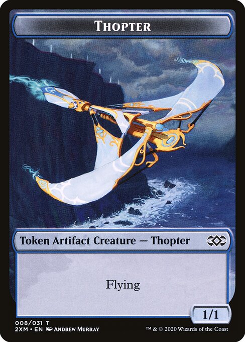 Beast // Thopter (008) Double-Sided Token (2XM-13 // 8) (Foil)