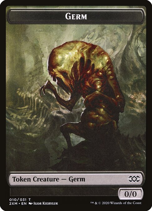 Ape // Germ Double-Sided Token (2XM-12 // 10) (Foil)