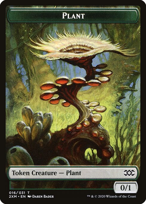 Eldrazi Spawn // Plant Double-Sided Token (2XM-1 // 16) (Foil)