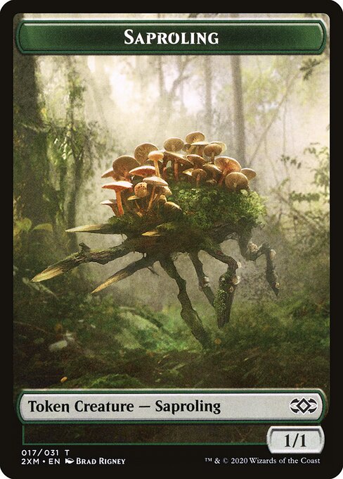 Marit Lage // Saproling Double-Sided Token (2XM-11 // 17) (Foil)