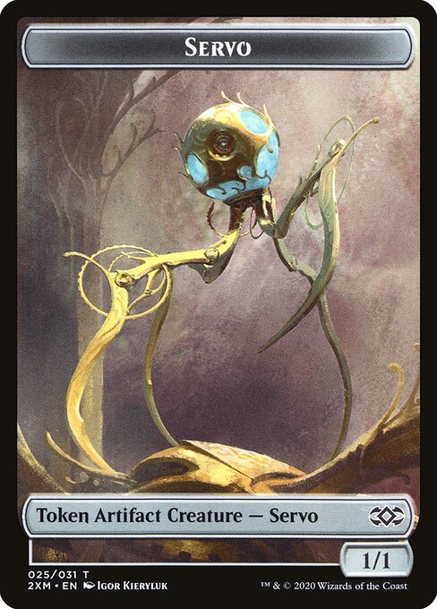 Clue // Servo Double-Sided Token (2XM-22 // 25) (Foil)