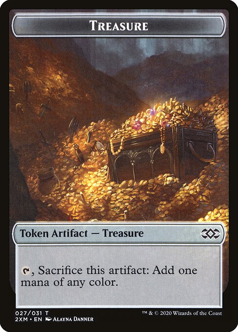 Angel // Treasure Double-Sided Token (2XM-3 // 27) (Foil)