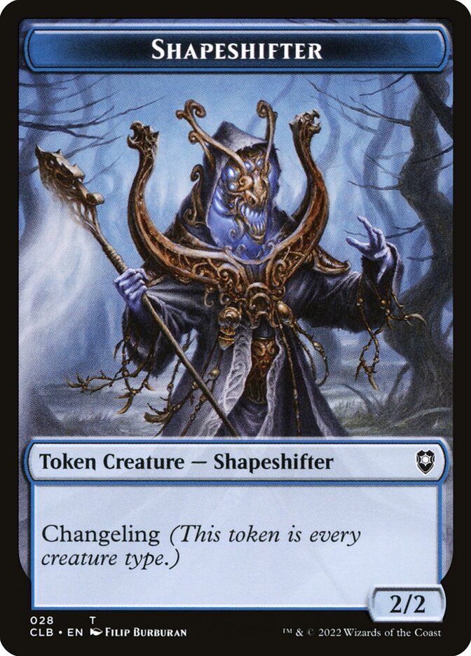 Shapeshifter (024) // Shapeshifter (028) Double-Sided Token (CLB-24 // 28)