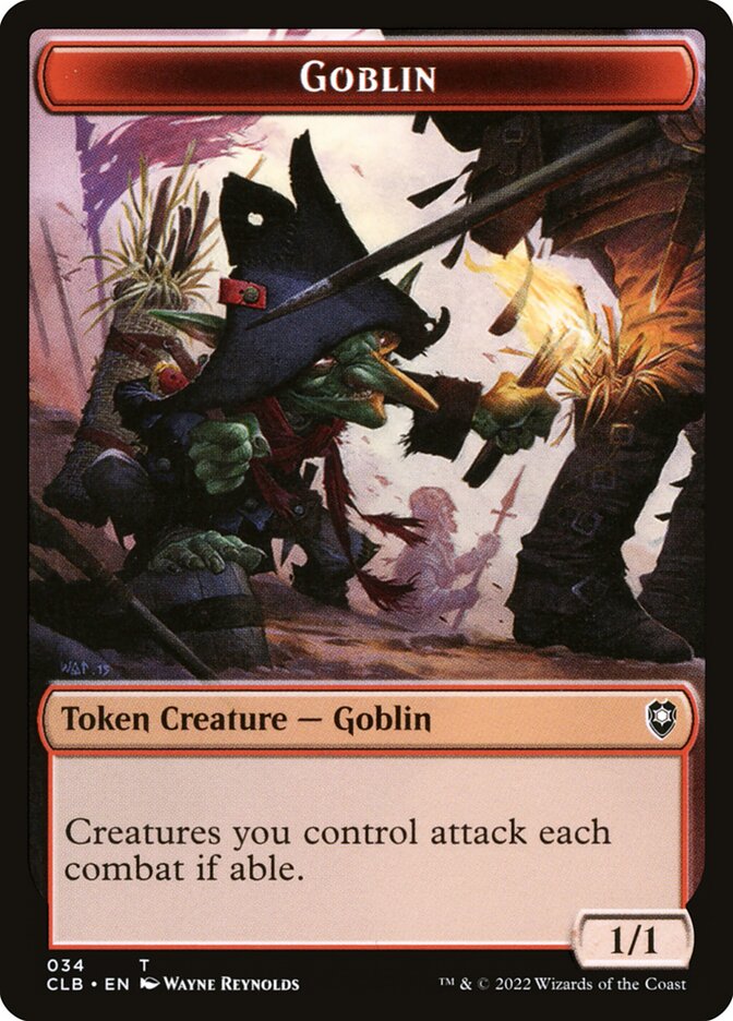 Pirate // Goblin Double-Sided Token (CLB-37 // 34)