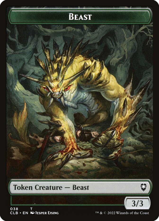 Satyr // Beast Double-Sided Token (CLB-46 // 38)