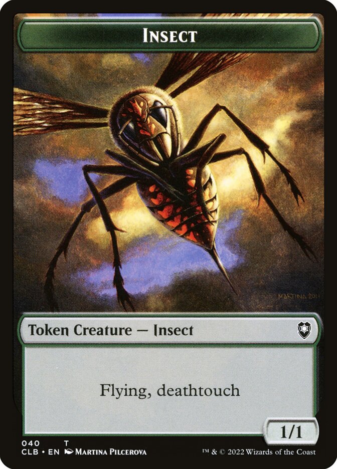 Spider // Insect Double-Sided Token (CLB-42 // 40)