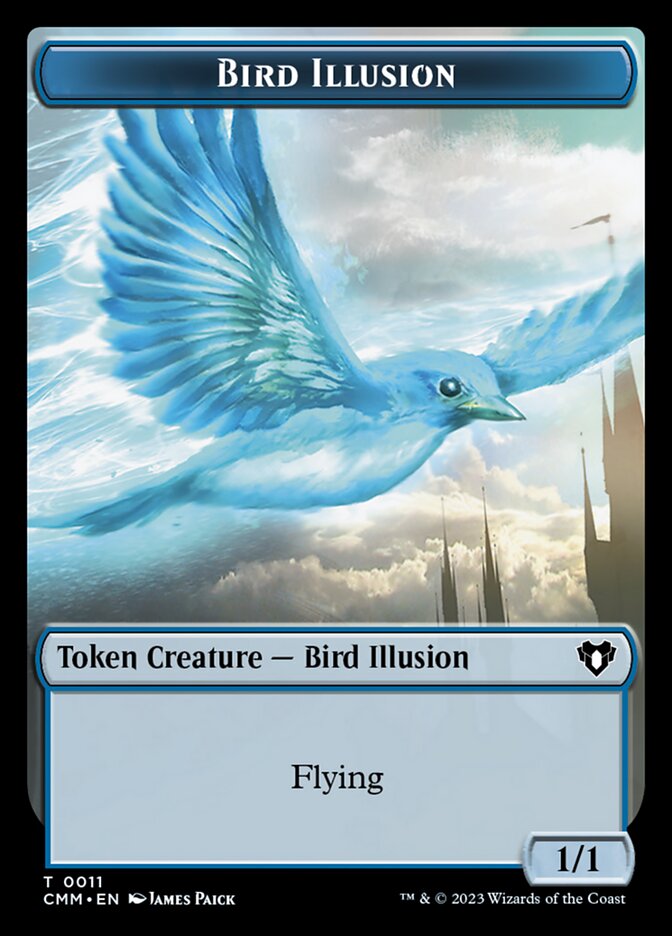 Spirit (0039) // Bird Illusion Double-Sided Token (CMM-39 // 11)