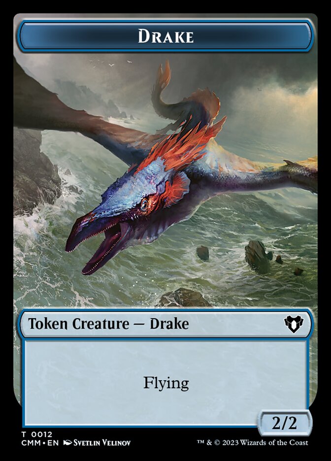 Eldrazi Scion // Drake Double-Sided Token (CMM-2 // 12)