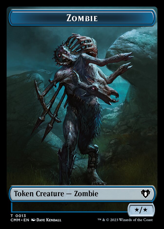 Spirit (0039) // Zombie (0013) Double-Sided Token (CMM-39 // 13)