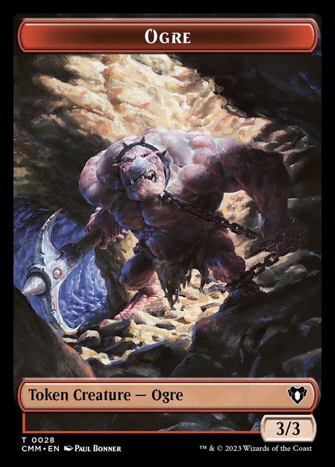 Treasure // Ogre Double-Sided Token (CMM-48 // 28)