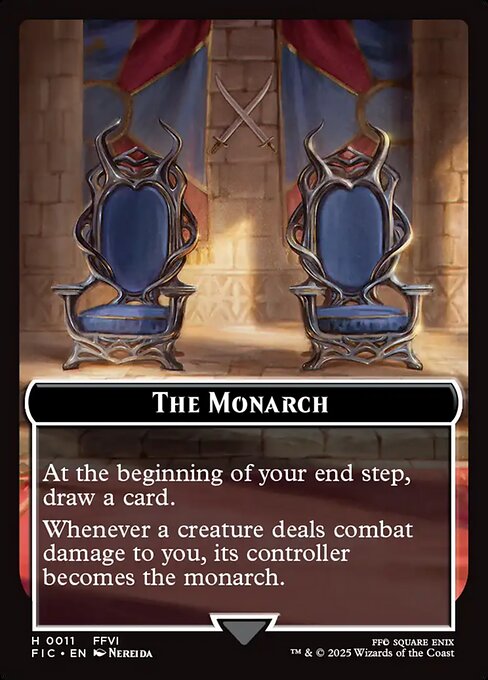 The Blackjack // The Monarch Double-Sided Token (FIC-8 // 11)